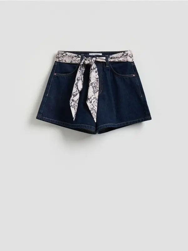 Reserved Reserved - LADIES` SHORTS - mornarsko plava