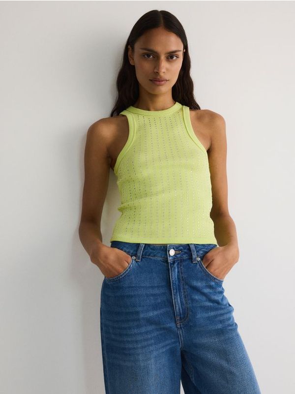 Reserved Reserved - LADIES` SINGLET - boja limete