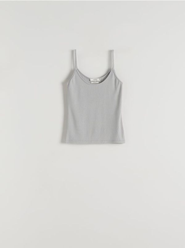 Reserved Reserved - LADIES` SINGLET - light grey