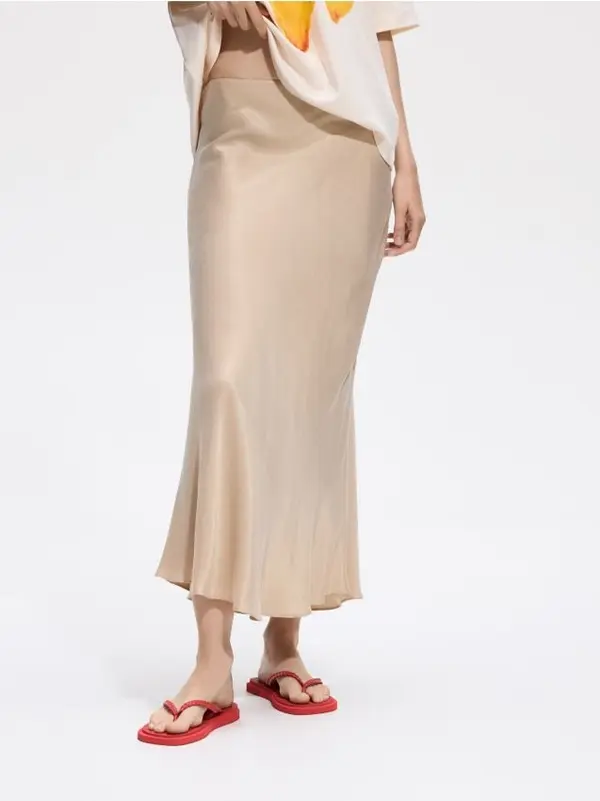 Reserved Reserved - LADIES` SKIRT - bež