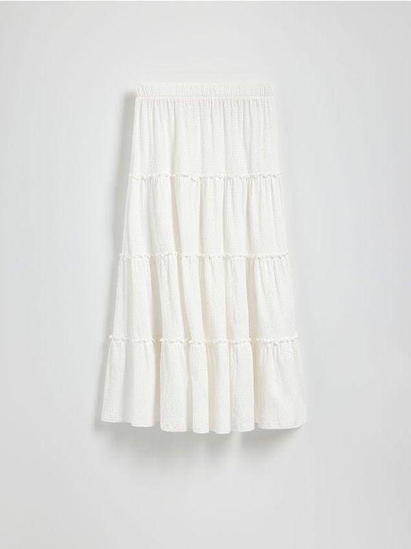 Reserved Reserved - LADIES` SKIRT - bijela