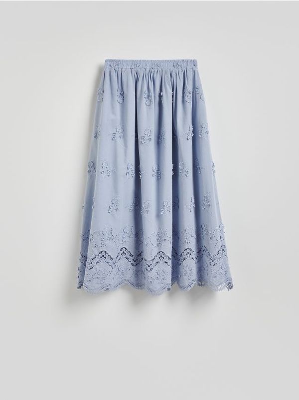 Reserved Reserved - LADIES` SKIRT - bljedoplavo