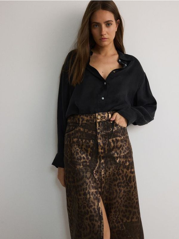 Reserved Reserved - LADIES` SKIRT - crno