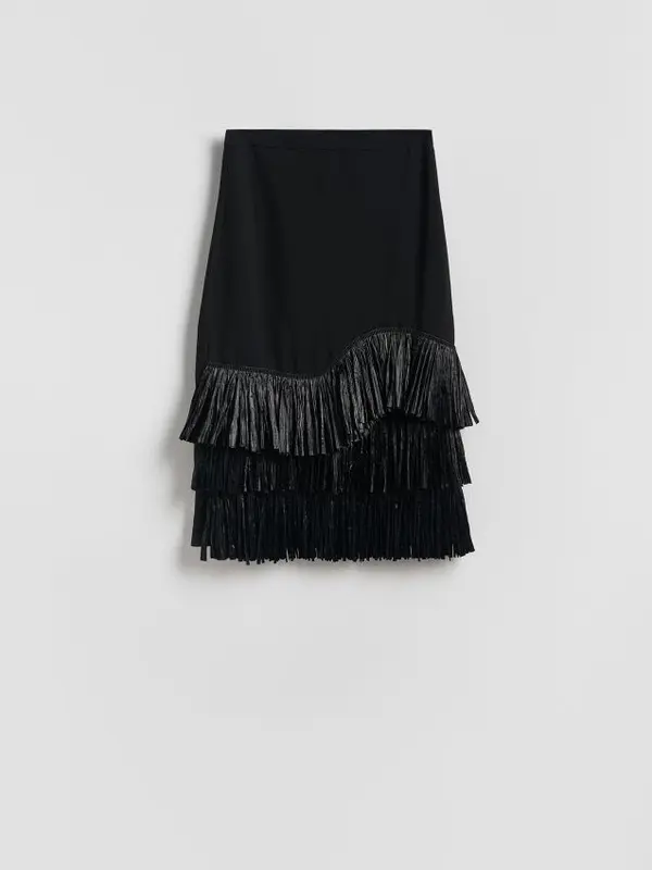 Reserved Reserved - LADIES` SKIRT - crno