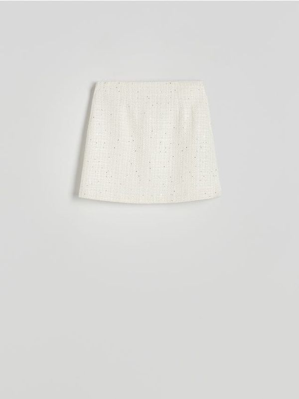 Reserved Reserved - LADIES` SKIRT - krem