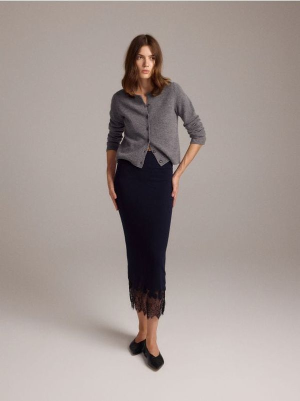 Reserved Reserved - LADIES` SKIRT - mornarsko plava