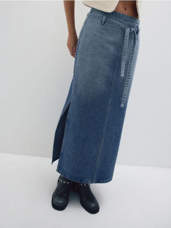 Reserved Reserved - LADIES` SKIRT - plavo