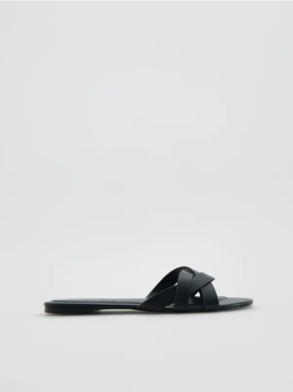 Reserved Reserved - LADIES` SLIDES - crno
