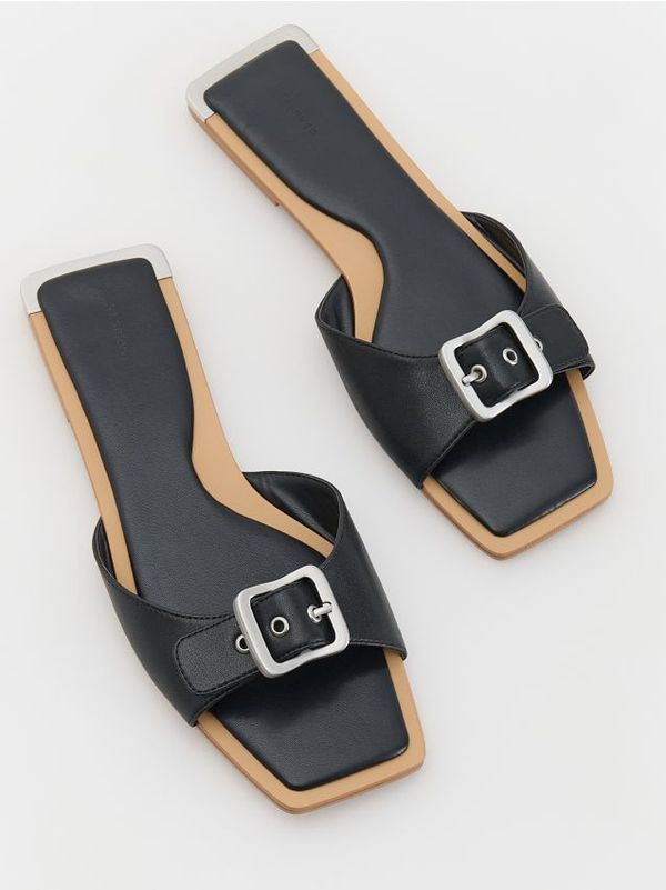 Reserved Reserved - LADIES` SLIDES - crno