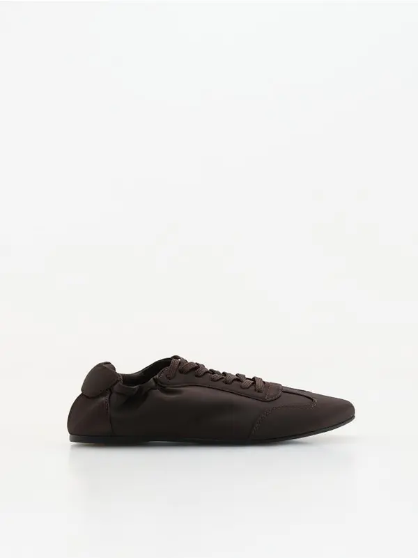 Reserved Reserved - LADIES` SNEAKERS - tamnosmeđe