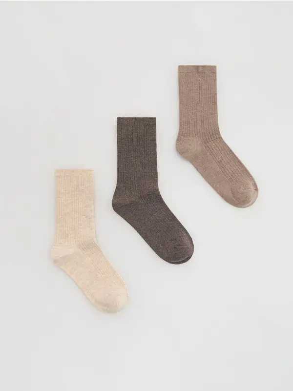 Reserved Reserved - LADIES` SOCKS - boja kave