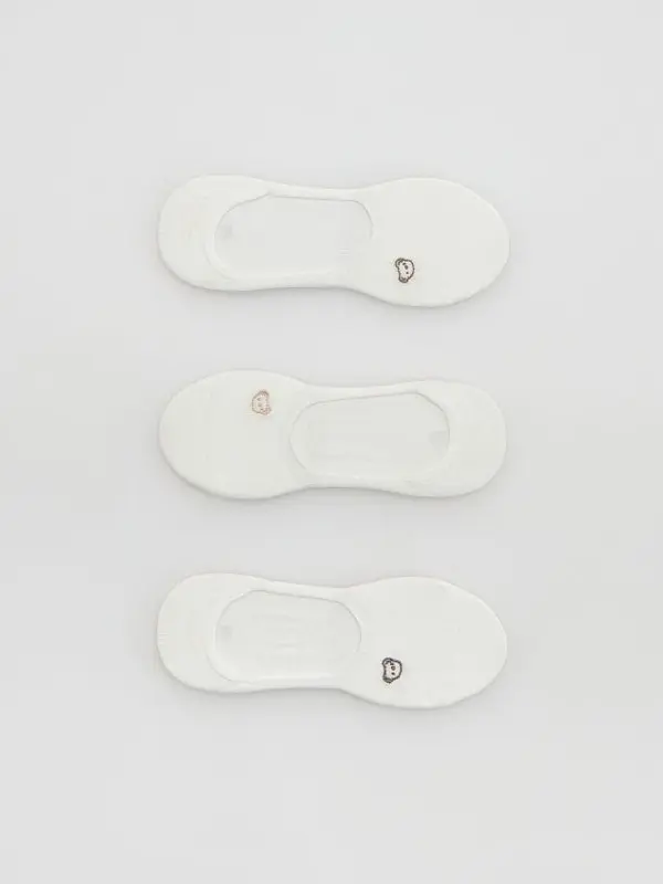 Reserved Reserved - LADIES` SOCKS - krem