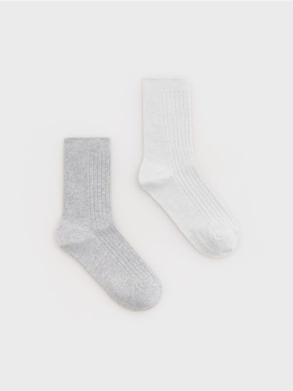 Reserved Reserved - LADIES` SOCKS - light grey