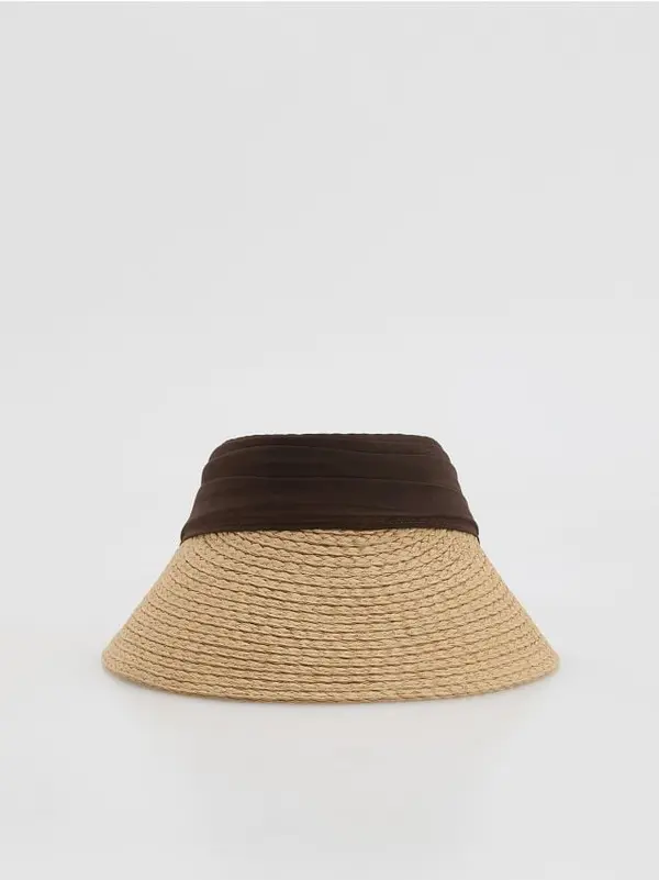 Reserved Reserved - LADIES` SUNVISOR - tamnosmeđe