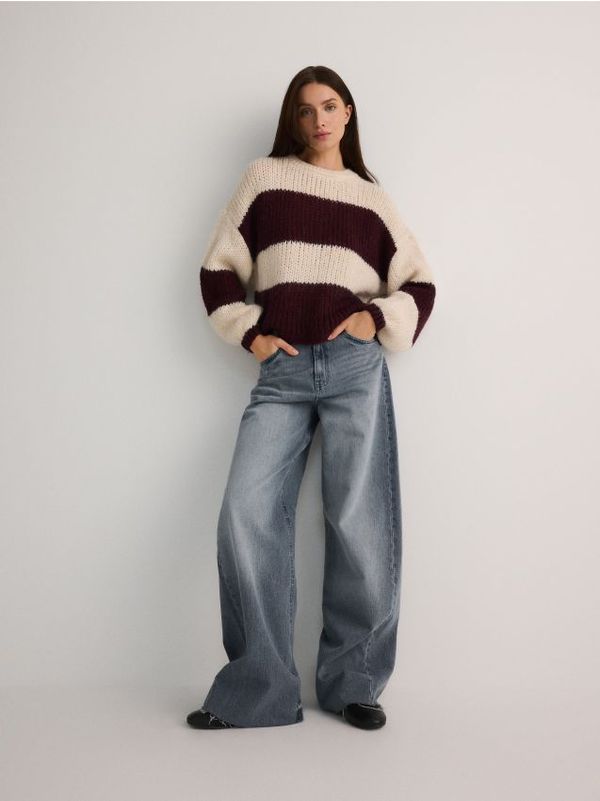 Reserved Reserved - LADIES` SWEATER - boja kestena