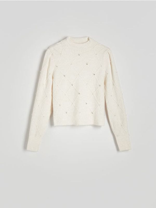 Reserved Reserved - LADIES` SWEATER - boja kože