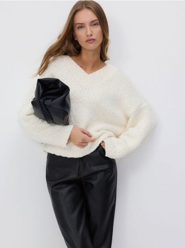 Reserved Reserved - LADIES` SWEATER - boja kože