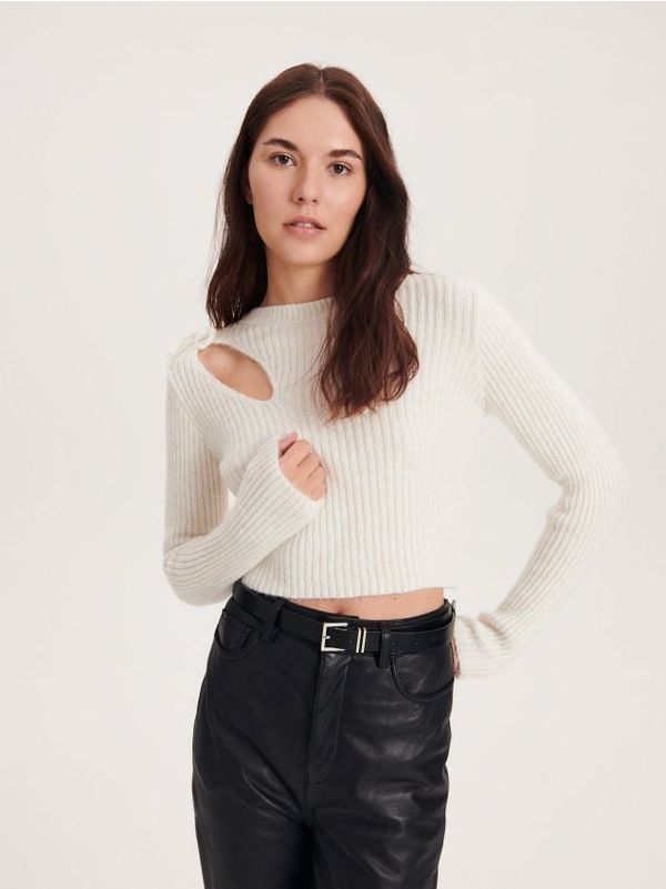 Reserved Reserved - LADIES` SWEATER - boja kože