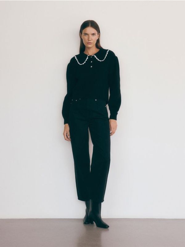 Reserved Reserved - LADIES` SWEATER - crno