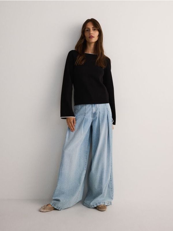 Reserved Reserved - LADIES` SWEATER - crno