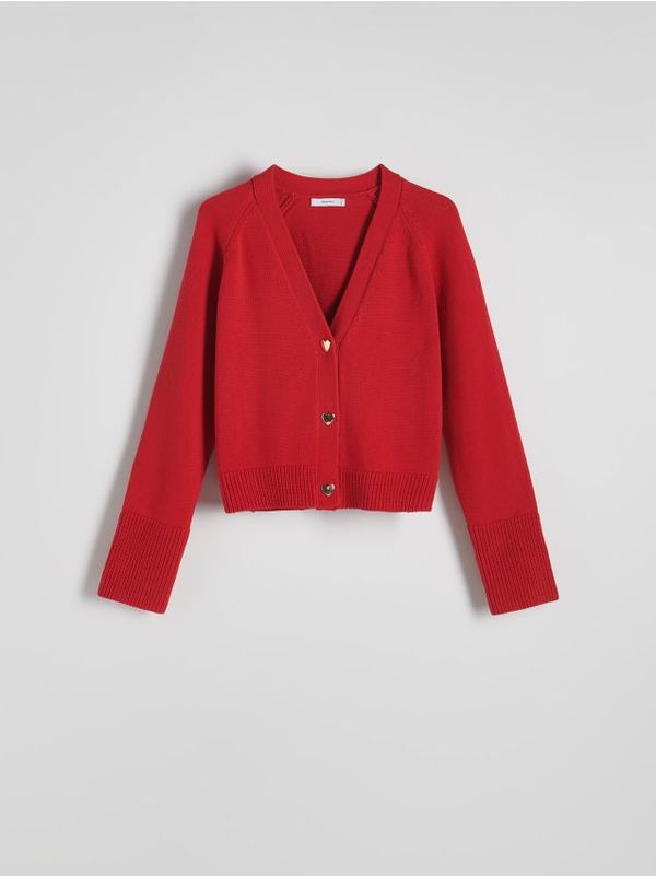 Reserved Reserved - LADIES` SWEATER - crvena