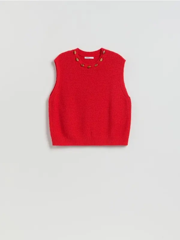 Reserved Reserved - LADIES` SWEATER - jarkocrveno