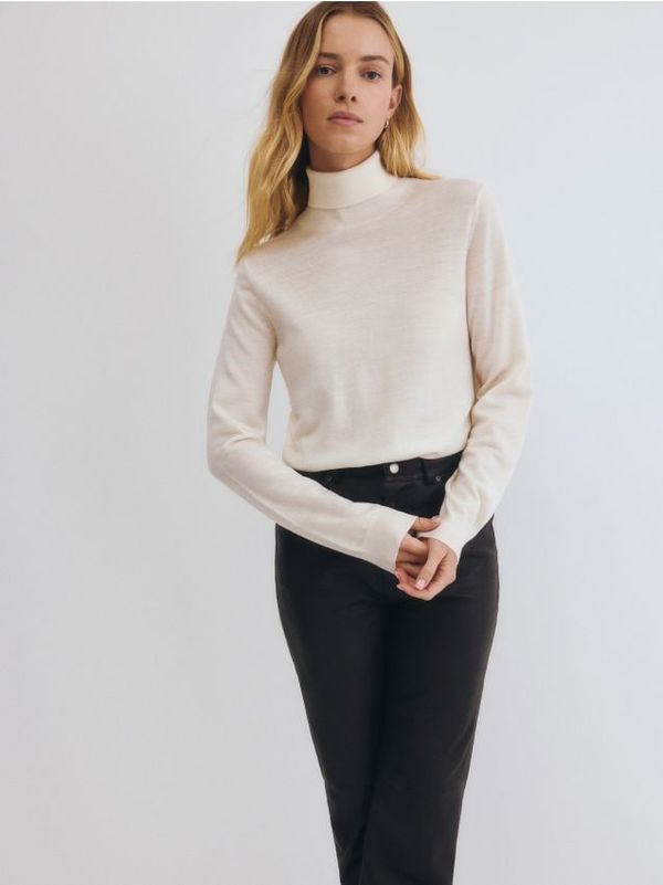 Reserved Reserved - LADIES` SWEATER - krem