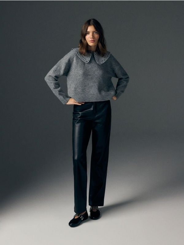 Reserved Reserved - LADIES` SWEATER - light grey