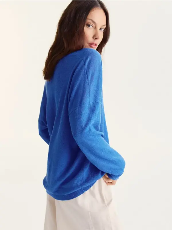 Reserved Reserved - LADIES` SWEATER - plava