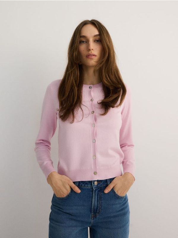 Reserved Reserved - LADIES` SWEATER - ružičasta