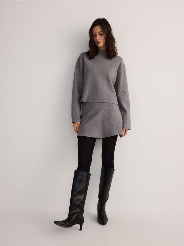 Reserved Reserved - LADIES` SWEATER - srednjesivo