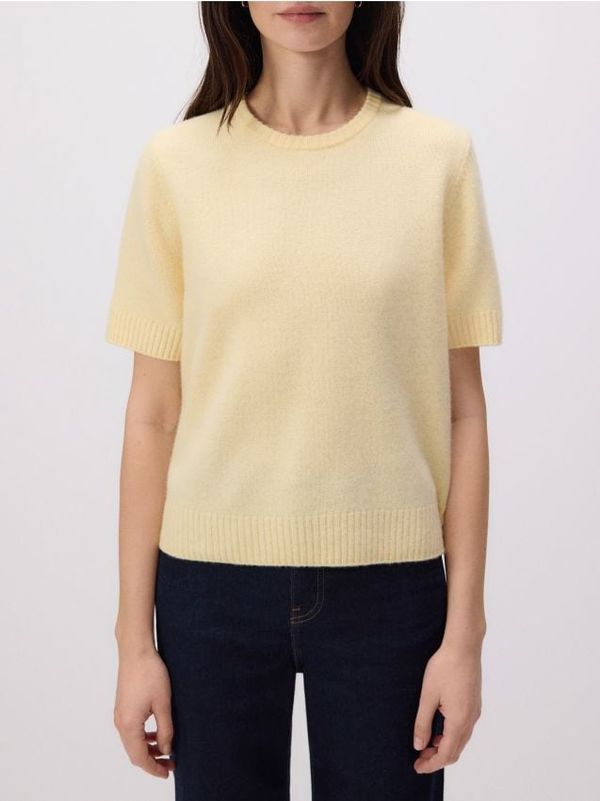 Reserved Reserved - LADIES` SWEATER - svjetložuto