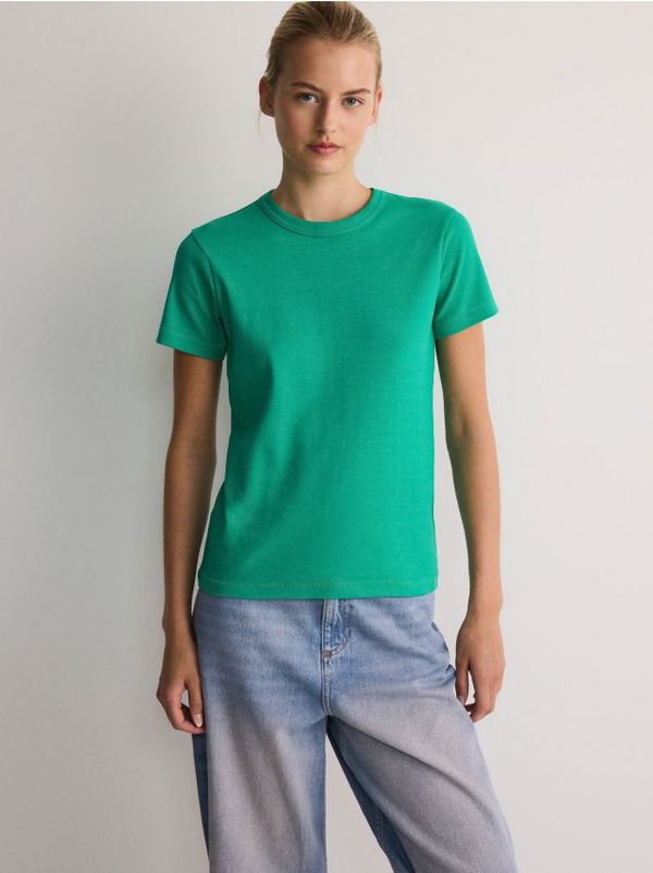 Reserved Reserved - LADIES` T-SHIRT - bljedozeleno