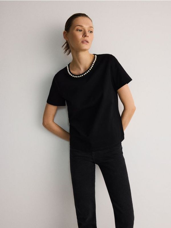 Reserved Reserved - LADIES` T-SHIRT - crno