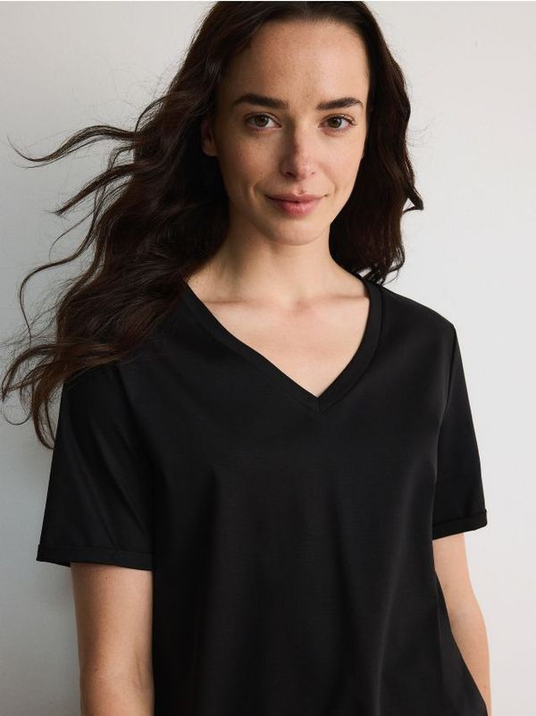 Reserved Reserved - LADIES` T-SHIRT - crno