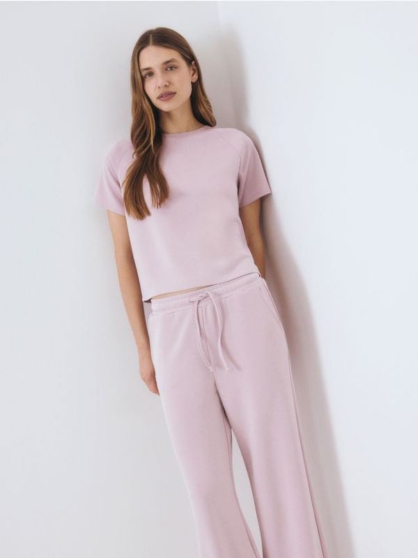 Reserved Reserved - LADIES` T-SHIRT - pastelnoružičasto