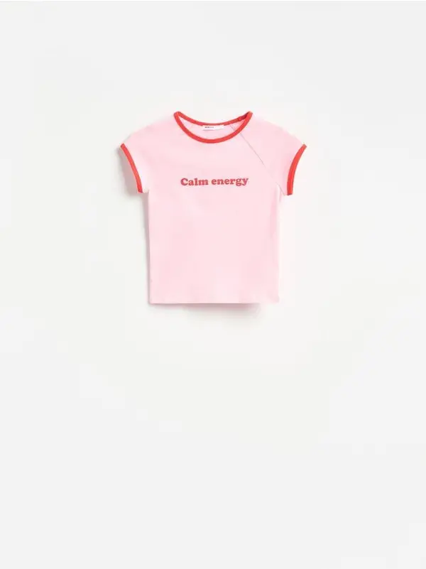 Reserved Reserved - LADIES` T-SHIRT - ružičasta