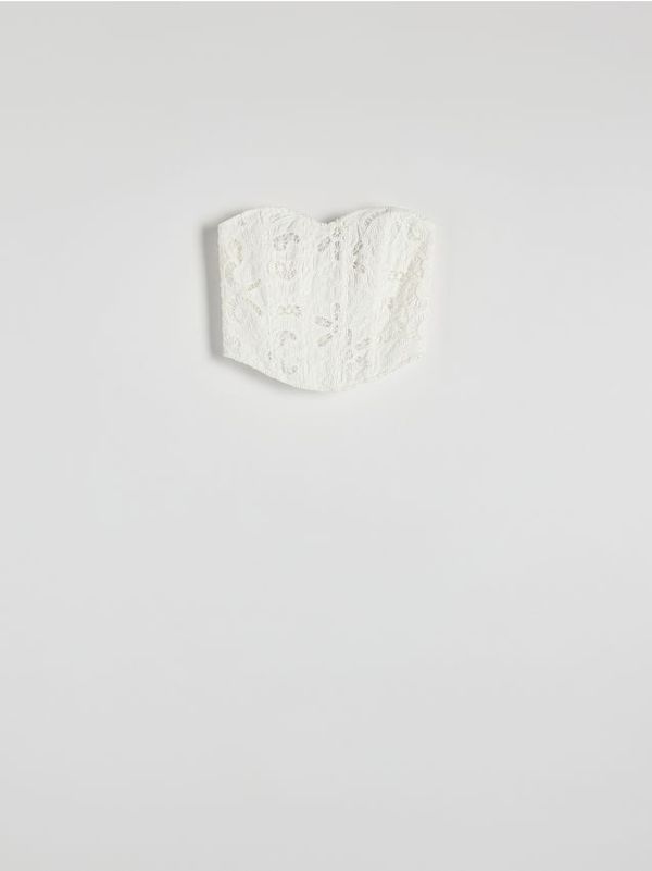 Reserved Reserved - LADIES` TOP - bijela