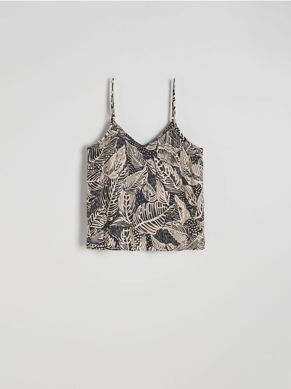 Reserved Reserved - LADIES` TOP - crno