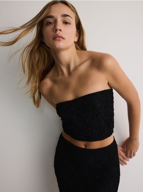 Reserved Reserved - LADIES` TOP - crno