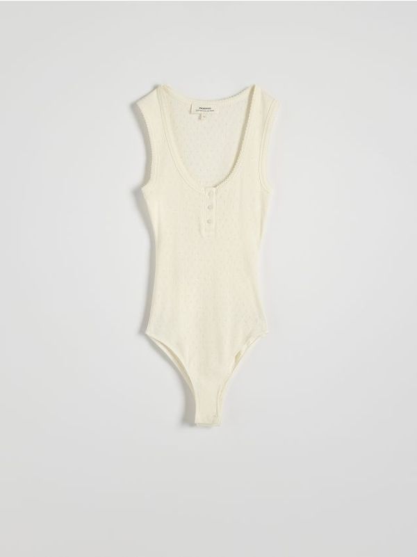 Reserved Reserved - LADIES` TOP - krem