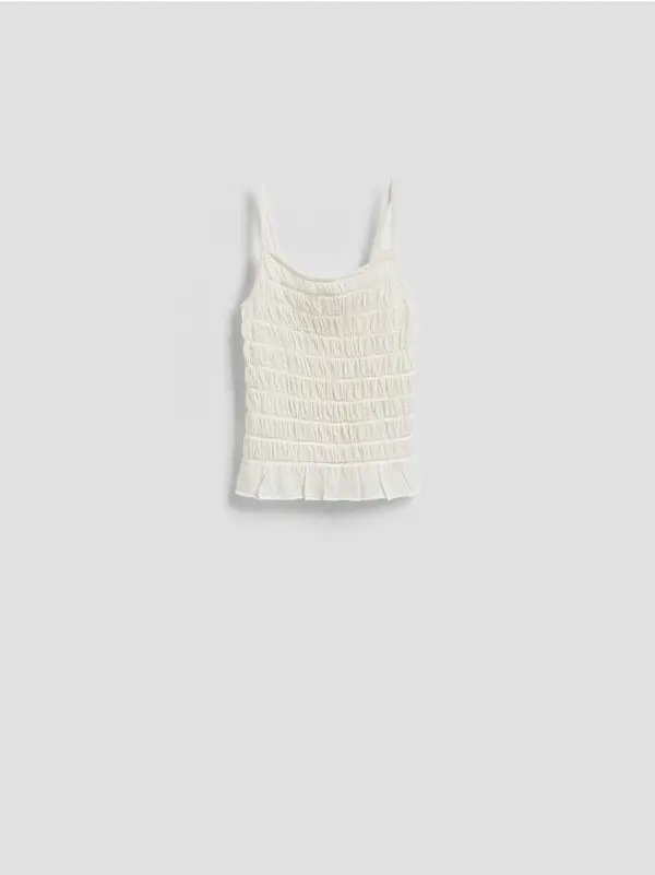 Reserved Reserved - LADIES` TOP - krem