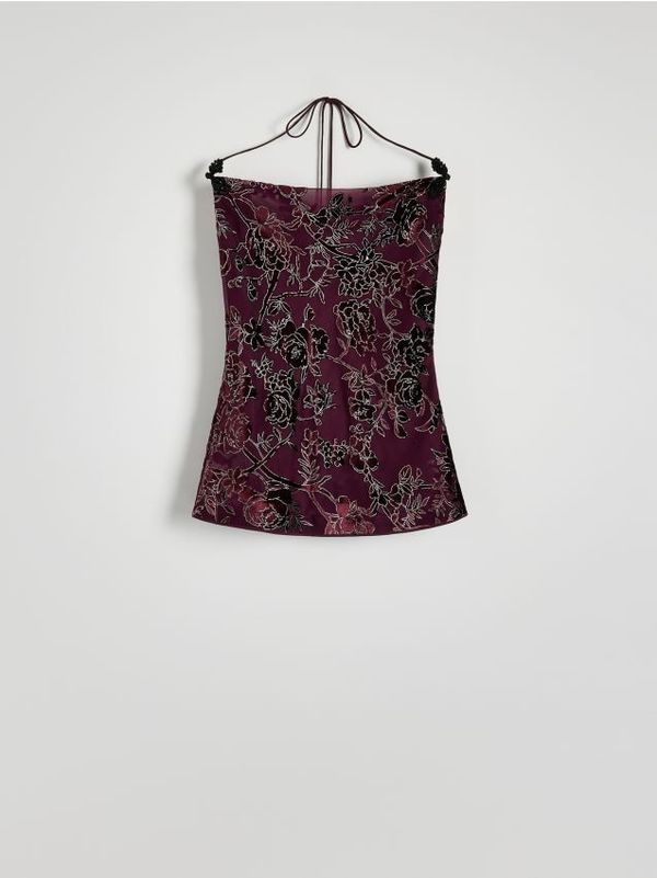 Reserved Reserved - LADIES` TOP - tamnoljubičasto