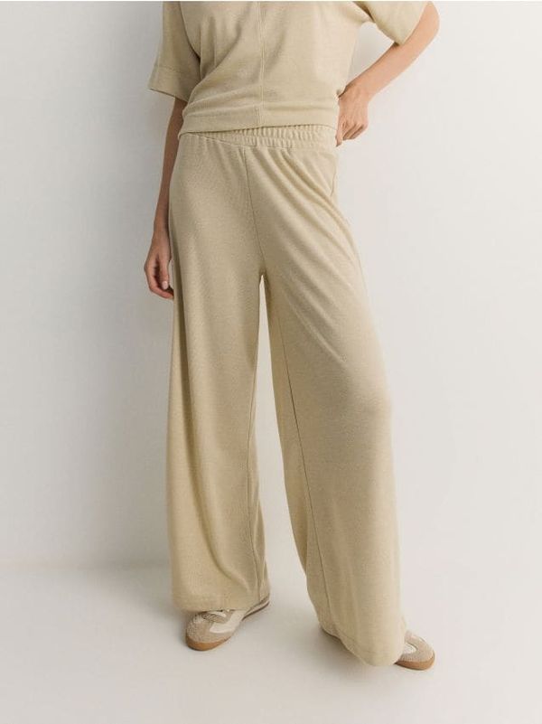 Reserved Reserved - LADIES` TROUSERS - bež
