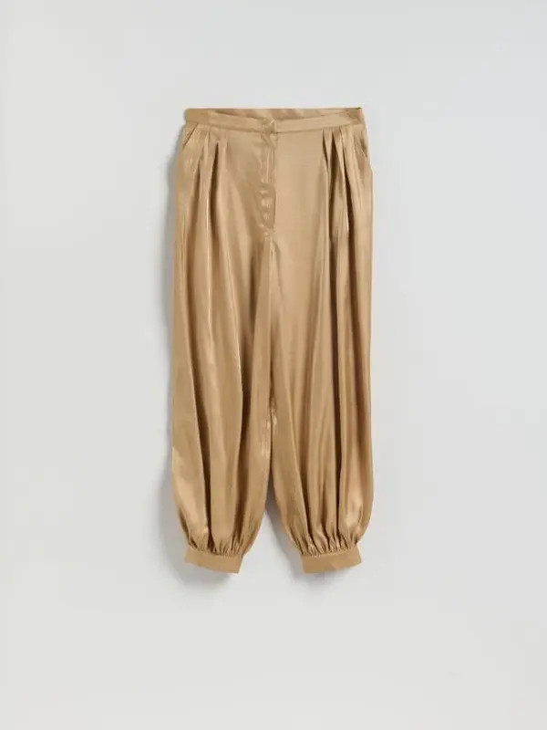 Reserved Reserved - LADIES` TROUSERS - boja jantara
