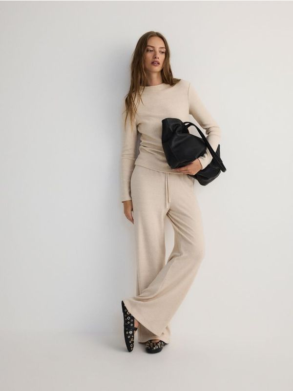 Reserved Reserved - LADIES` TROUSERS - boja kože