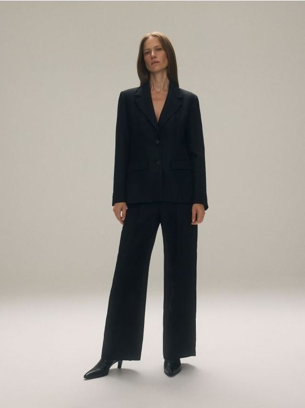 Reserved Reserved - LADIES` TROUSERS - crno