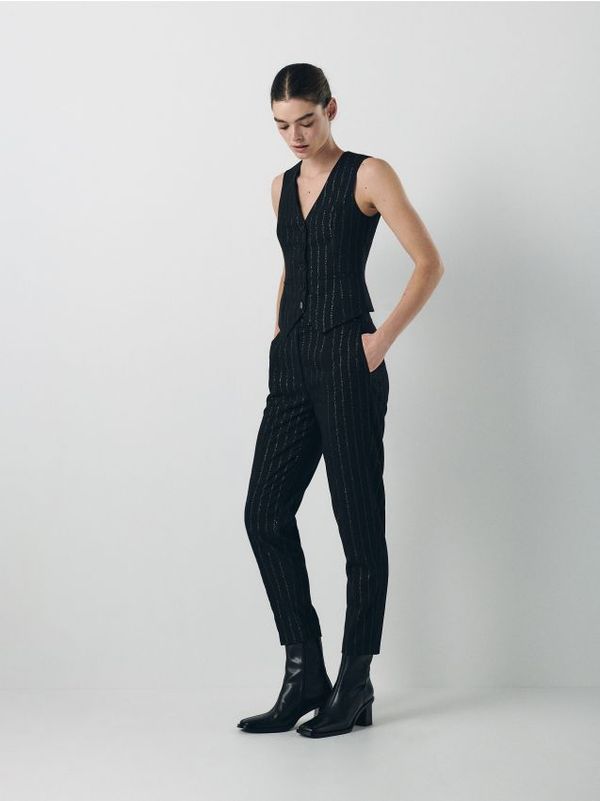 Reserved Reserved - LADIES` TROUSERS - crno