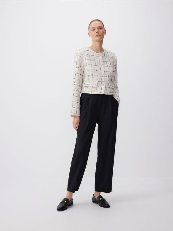Reserved Reserved - LADIES` TROUSERS - crno