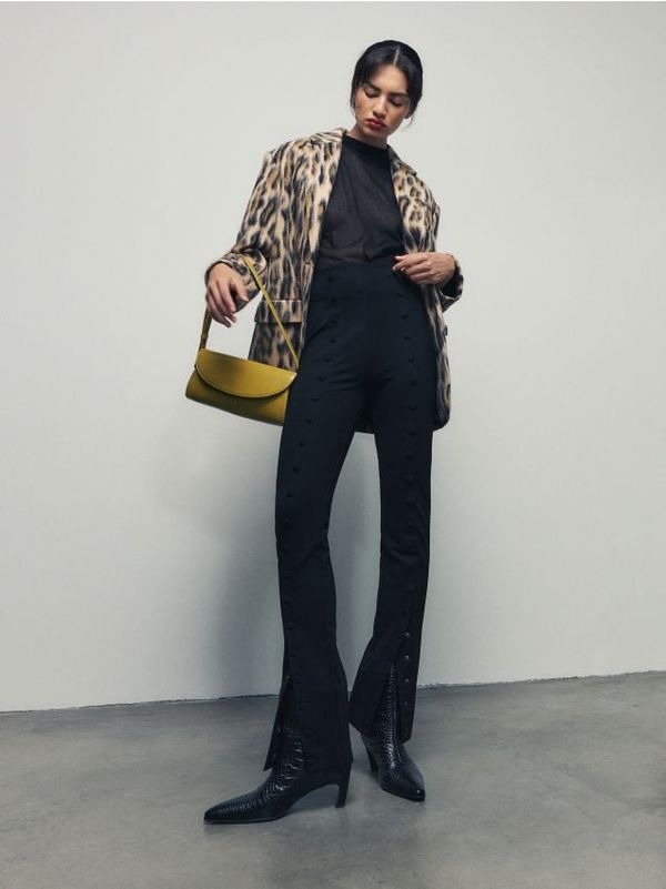 Reserved Reserved - LADIES` TROUSERS - crno